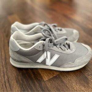 New Balance 515 Gray Suede Sneakers Men’s Size 7 Low Top Shoes